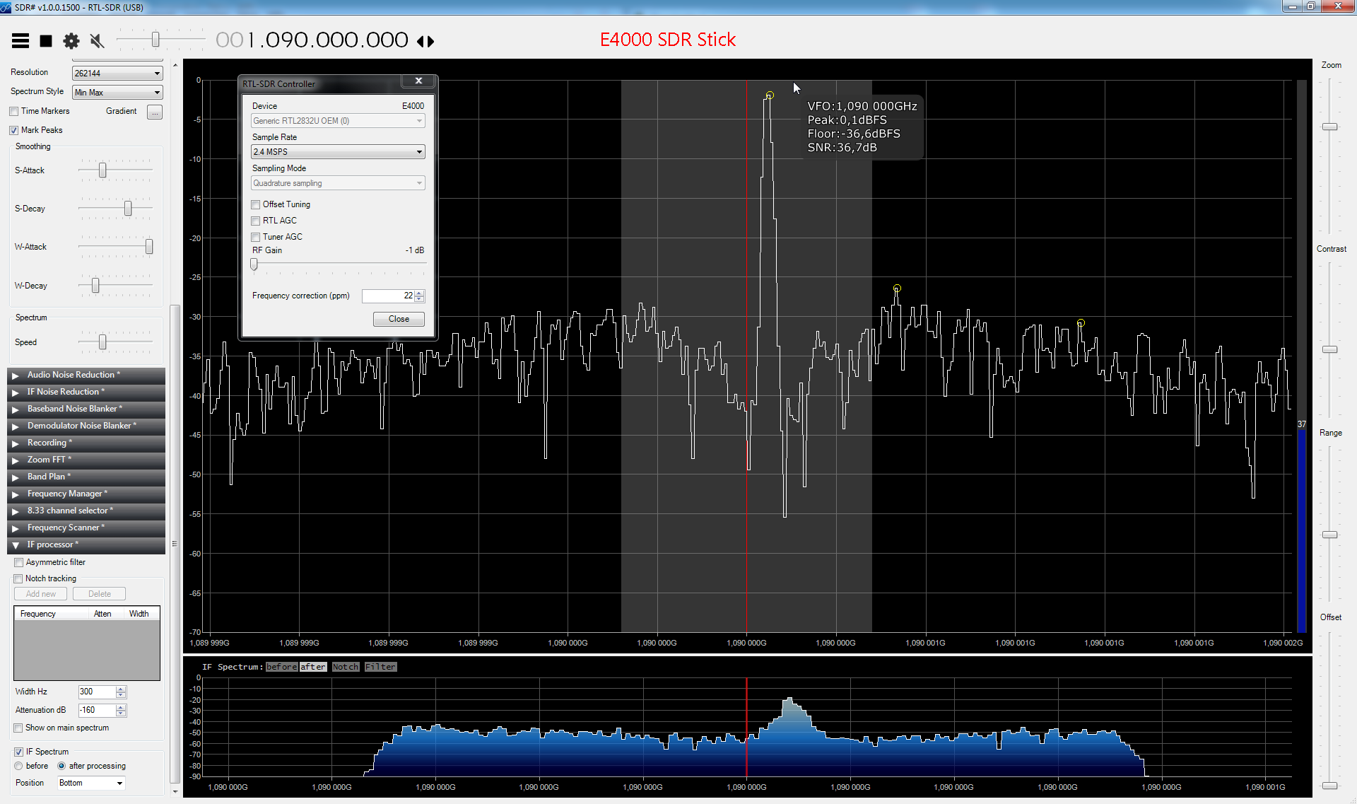 General E4000 SDR stick