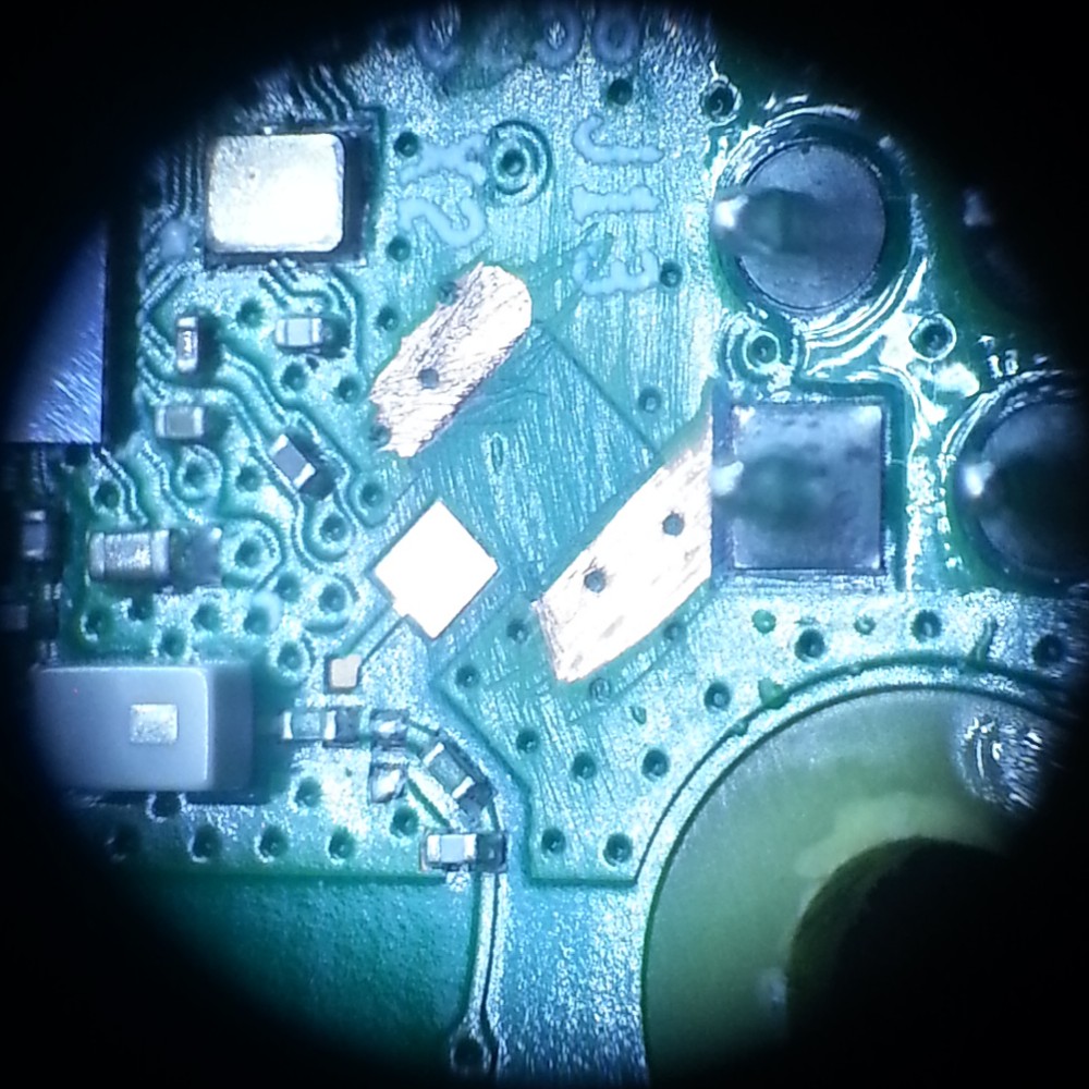 PCB prepared to solder U-FL socket