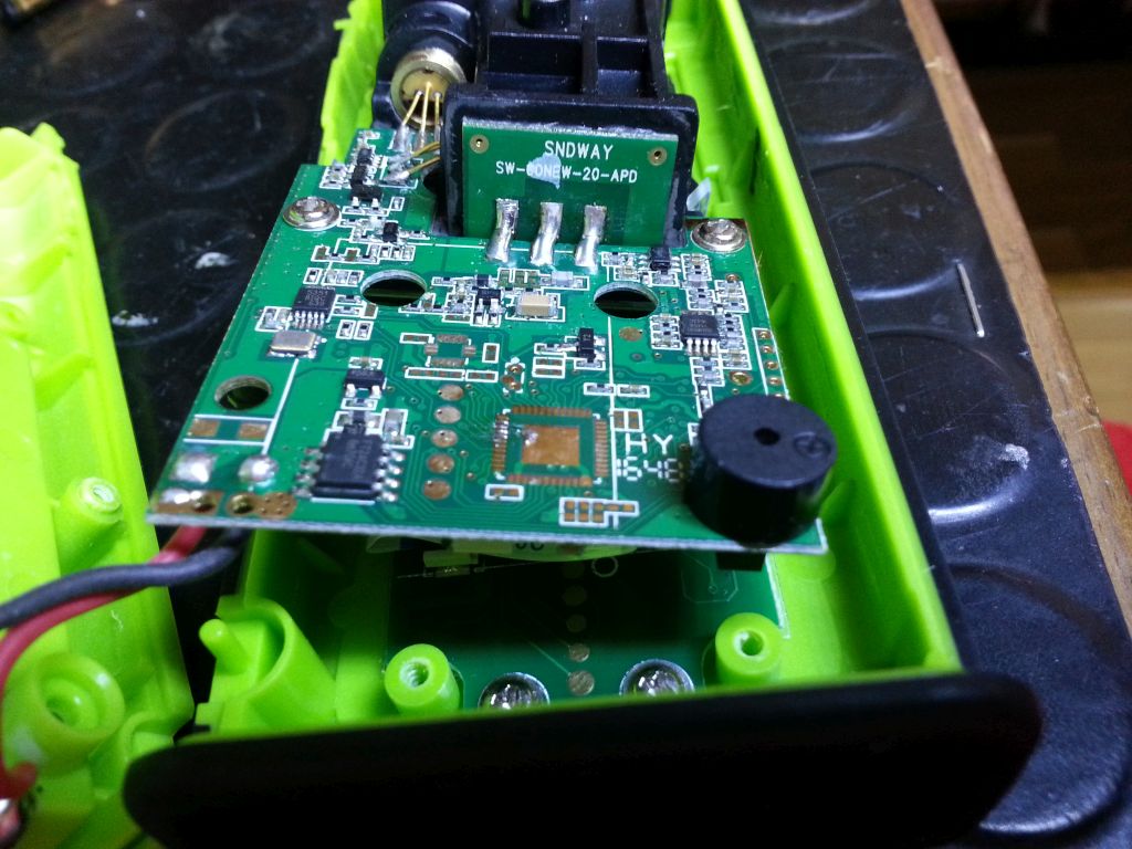 Optic board marking.