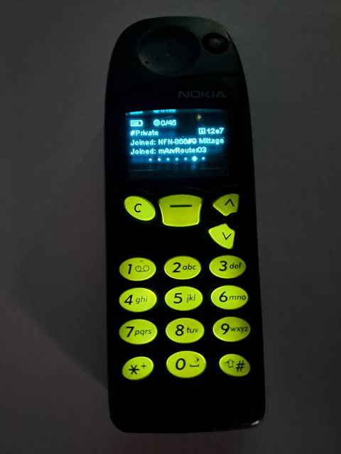 Backlight works with translucent keymat.