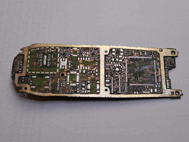 Main PCB stripped off its components.