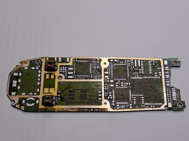 Main PCB stripped off its components.